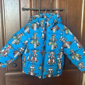 Stella McCartney Kids Doggy Rider Padded Winter Jacket